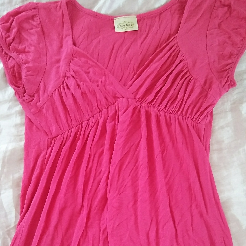 Pretty Good Womens Pink Top size Small